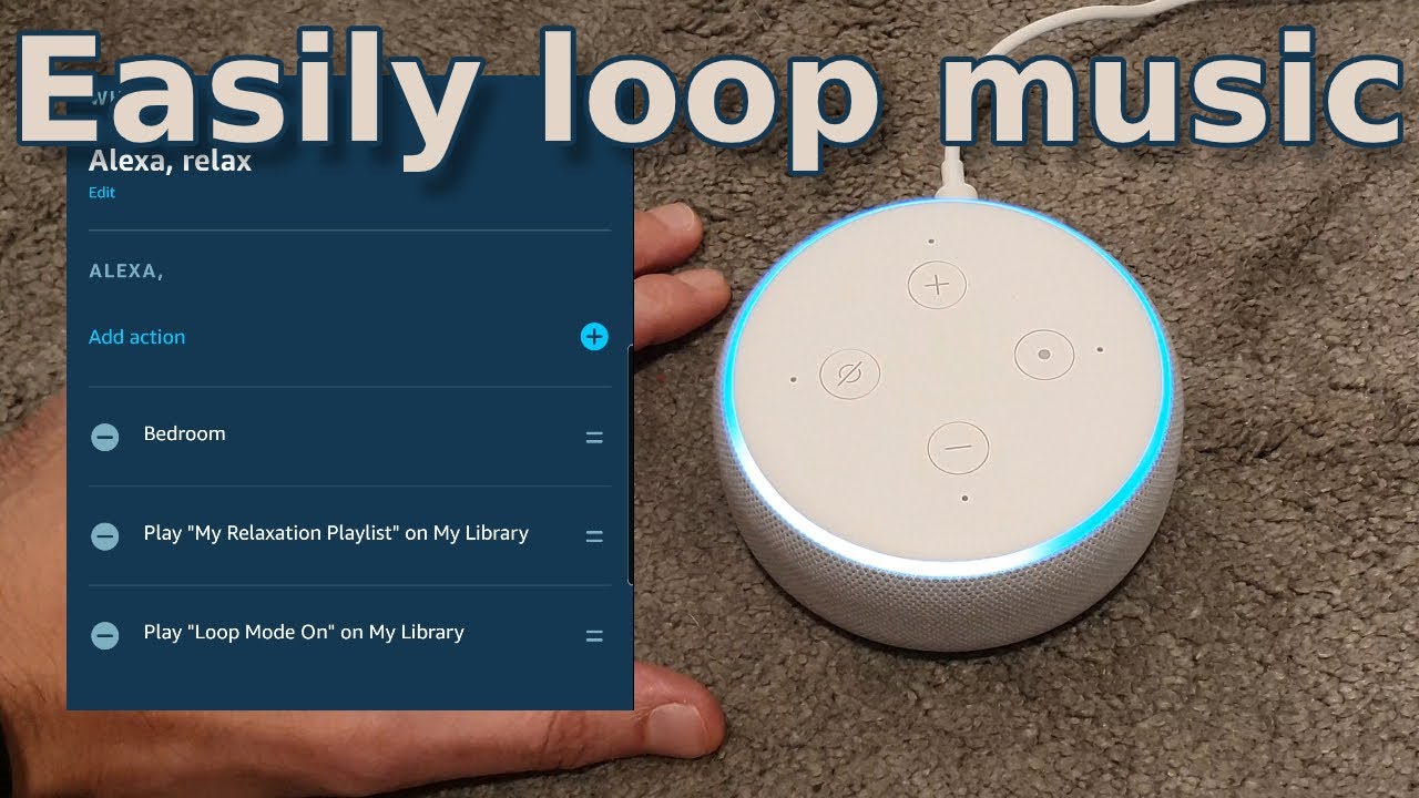 Повторное воспроизведение песен Amazon Echo/Alexa (а также в плейлистах и ​​программах)