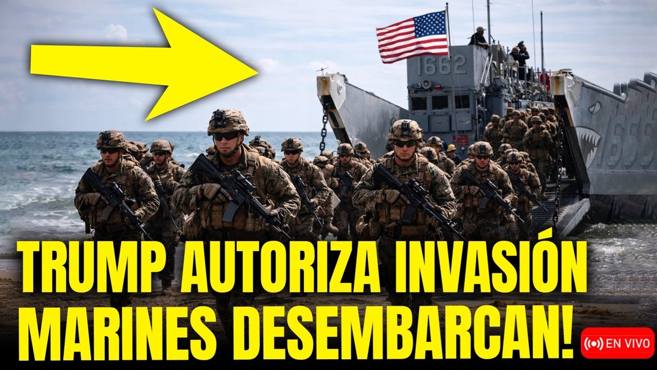 🚨 TRUMP AUTORIZA INVASIÓN! El PENTÁGONO moviliza MARINES al ESTRECHO DE ORMUZ