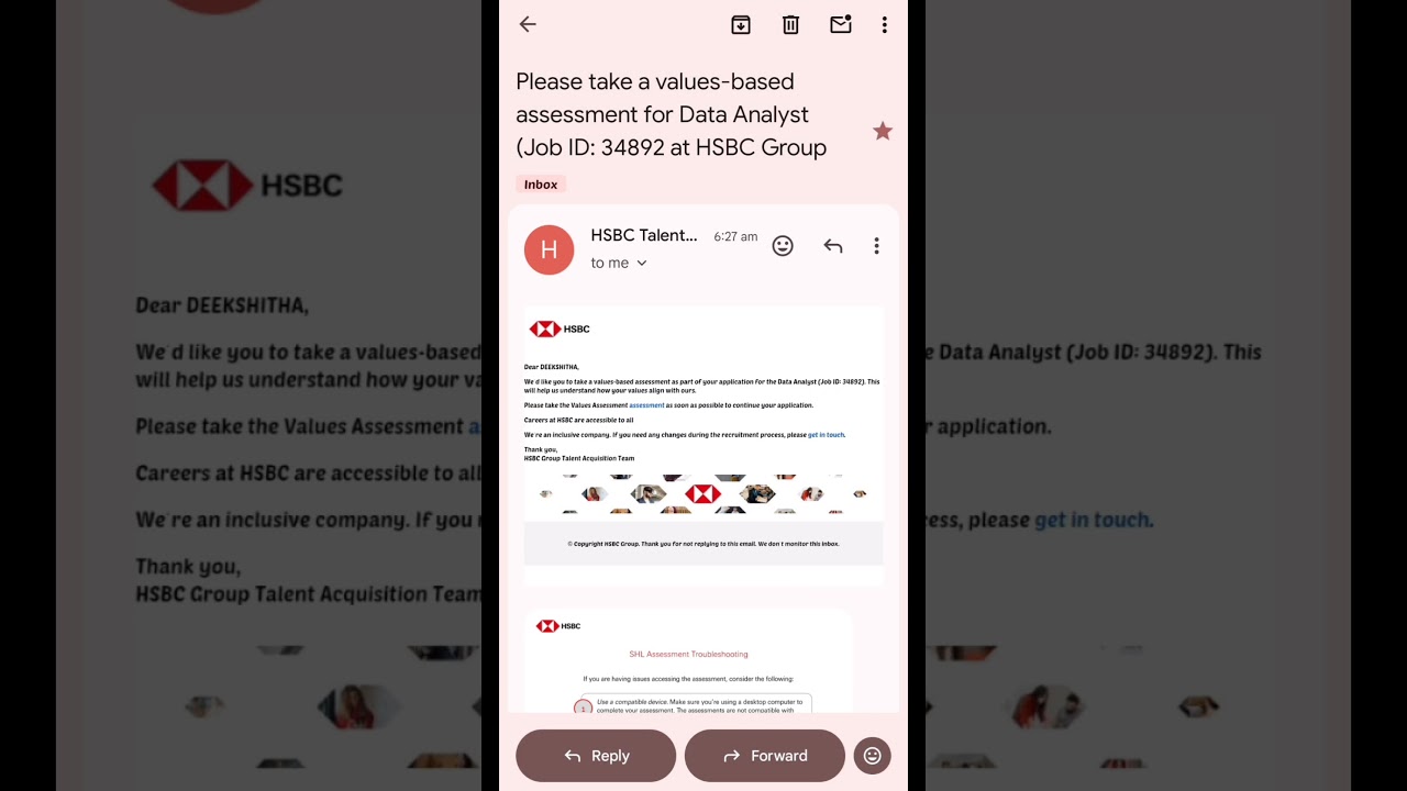 👉👉HSBC DATA ANALYST shortlist Out!!! Check Your Mail Now 📩📩📩