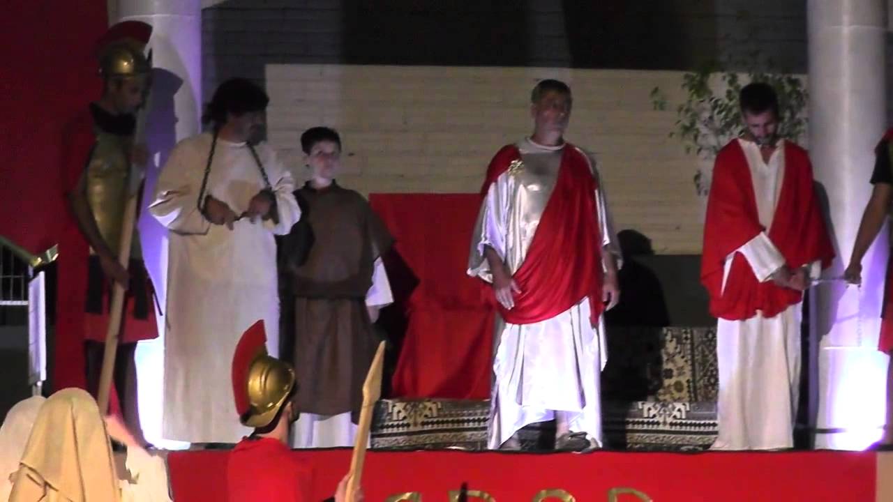 Peça Teatral sobre a PAIXÃO, MORTE E RESSURREIÇÃO DE CRISTO
