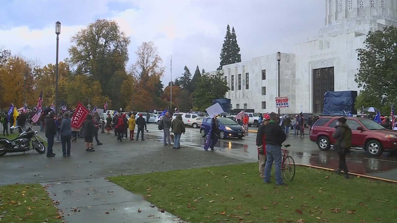 Watch: Demonstrators at Capitol reject election results