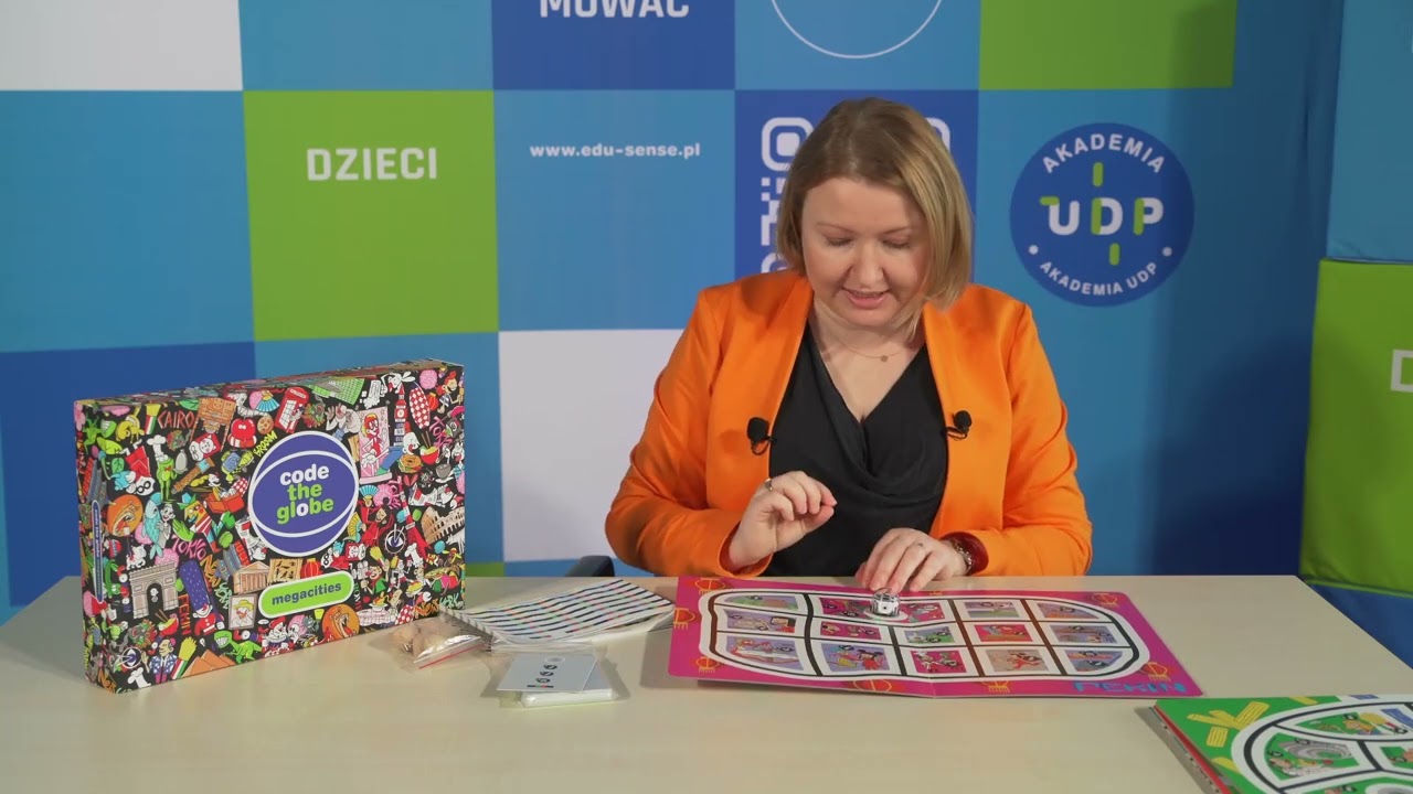 Plansze edukacyjne do Ozobota - Code the globe - Megacities