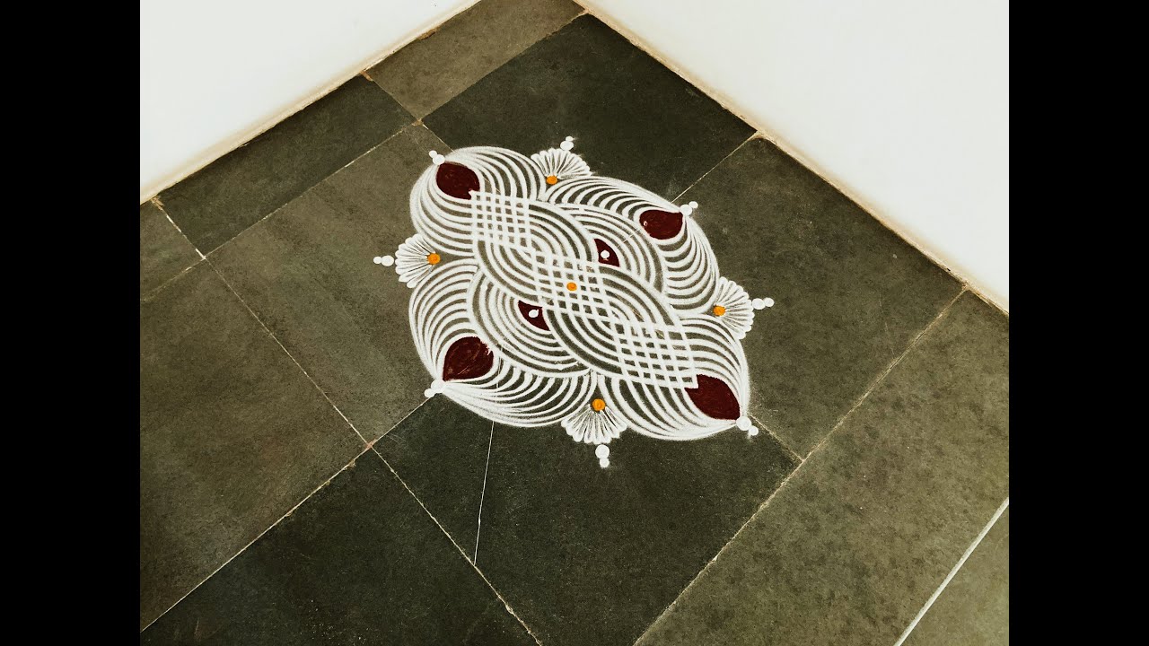 Chithirai maadham 4*1padikolam designs| Simple muggulu designs| easy rangoli design| Beginners kolam
