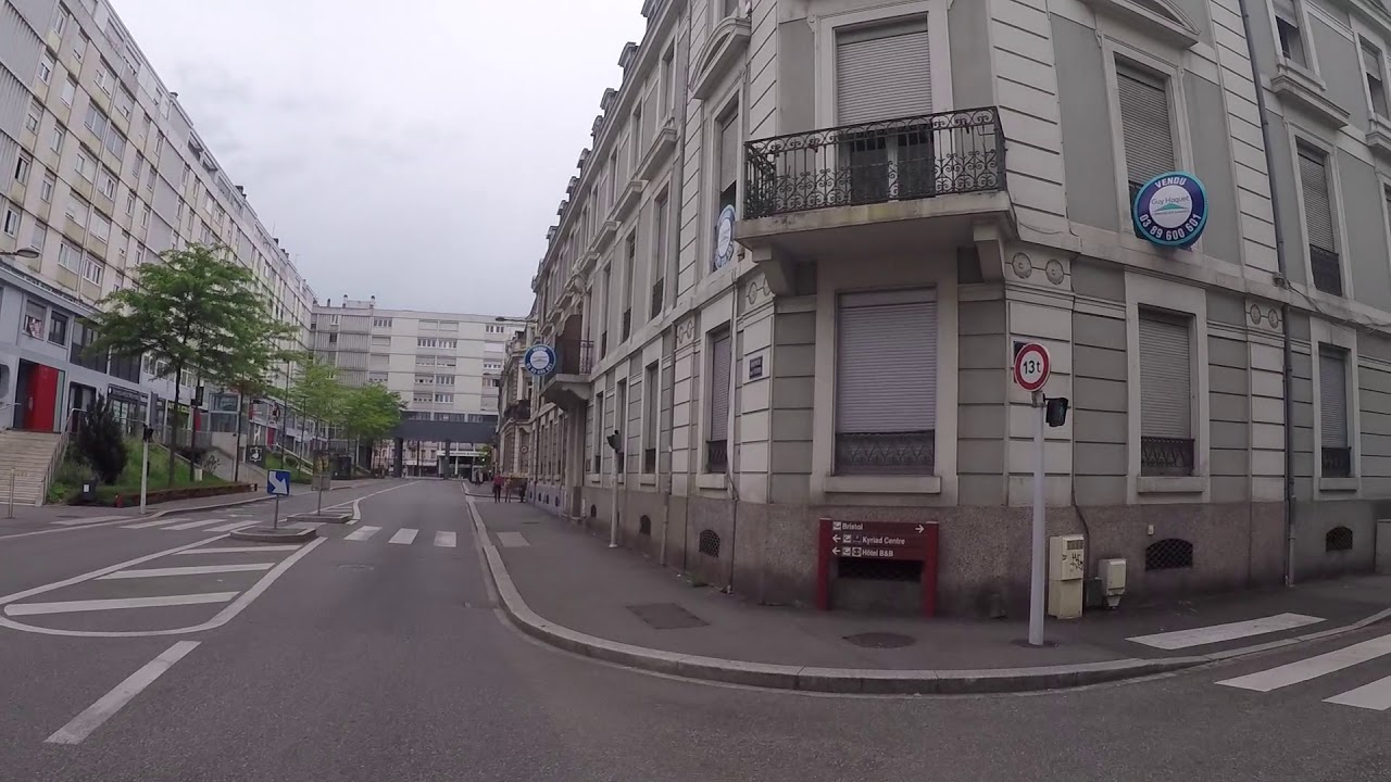 France Alsace Mulhouse City center, Gopro / France Alsace Mulhouse Centre ville, Gopro