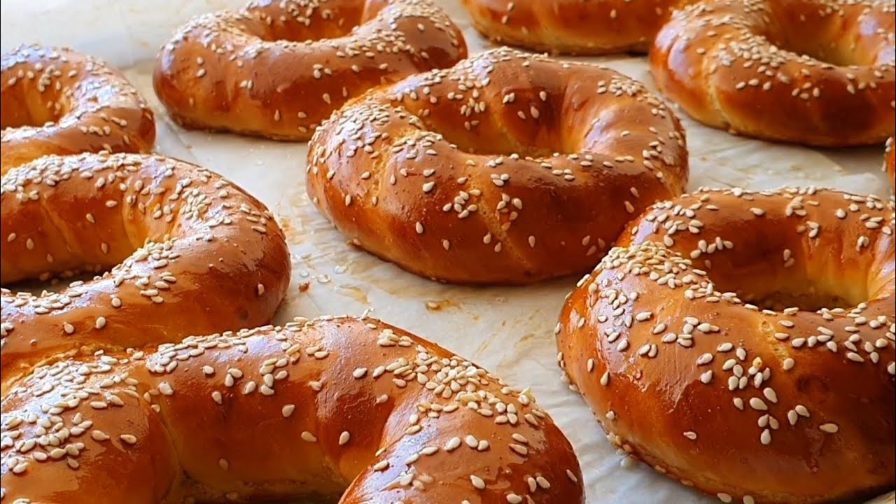 איך להכין בייגל מתוק מושלם How to make sweet bagels  الخبز الحلو