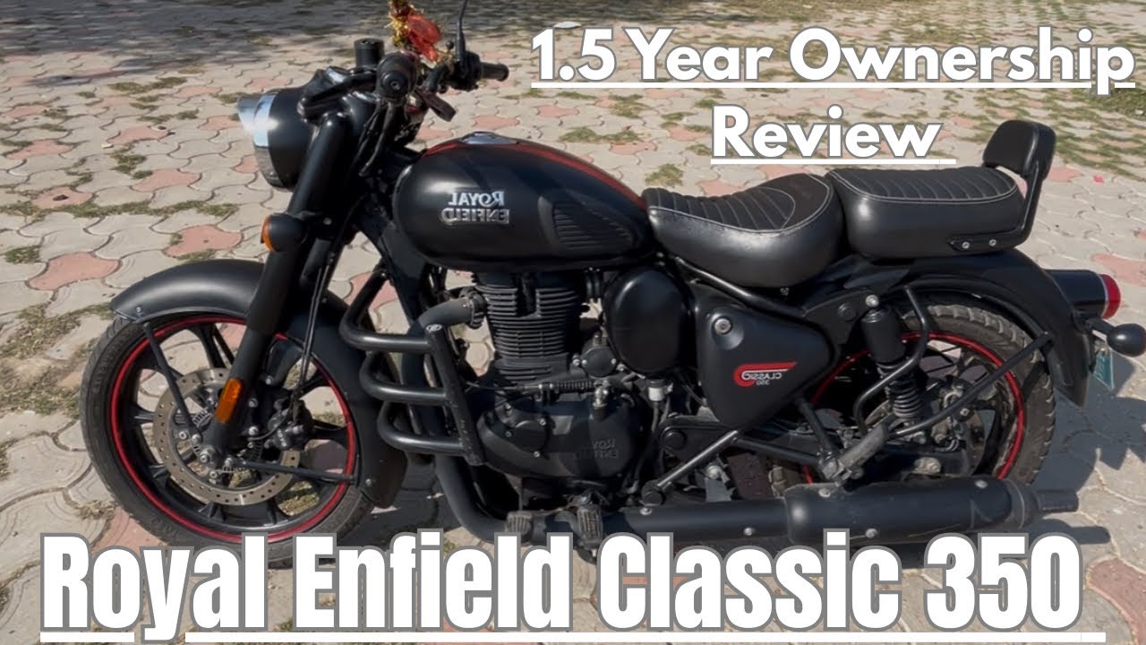 Royal Enfield Classic 350 Stealth Black Ownership Review 💯 | #royalenfield #classic350stealthblack 
