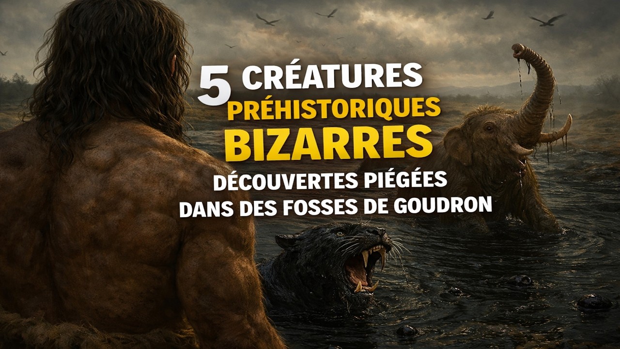 Mystères de la Préhistoire : 5 créatures piégées dans des fosses de goudron