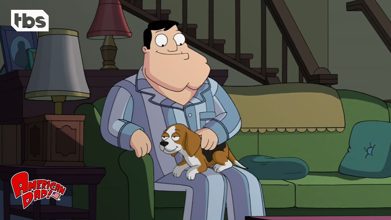 American Dad: The Smiths Loves Kisses the Pup (Season 7 Episode 14 Clip) | TBS