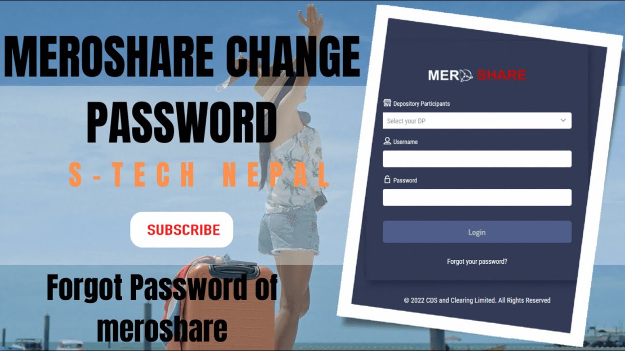 how to change meroshare password || Reset meroshare password || forgot meroshare password