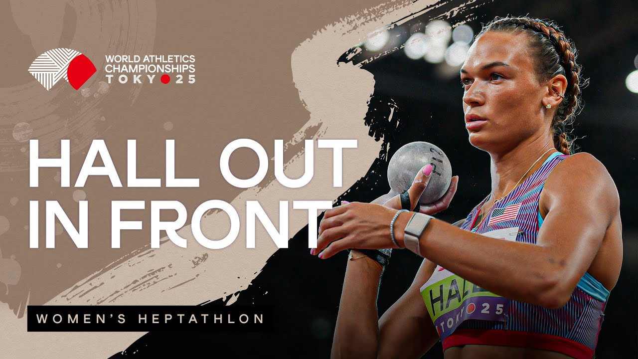 Anna Hall leads the way after day 1 with 4154 points | World Athletics Championships Tokyo 25