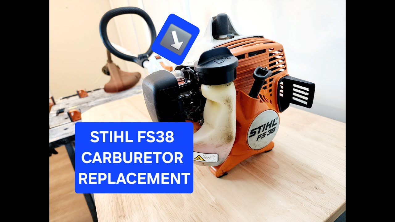 Замена карбюратора триммера Stihl FS38