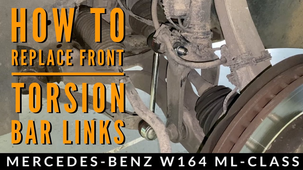 Mercedes ML and GL Sway Bar Link Install - How To