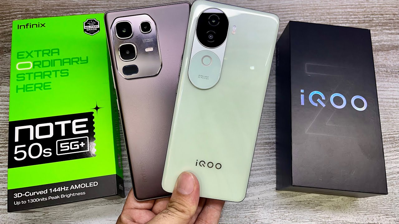 Infinix Note 50s 5g vs Iqoo Z9s 5g - Best Konsa ? | Best Camera 📸 | Big Discount 🔥| Amoled Display
