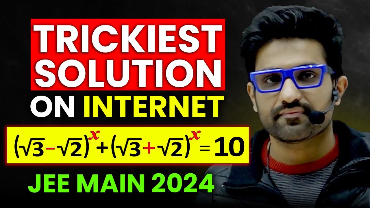Short Cut Trick To Answer This Problem From 𝗝𝗘𝗘 𝗠𝗮𝗶𝗻 𝟮𝟬𝟮𝟰