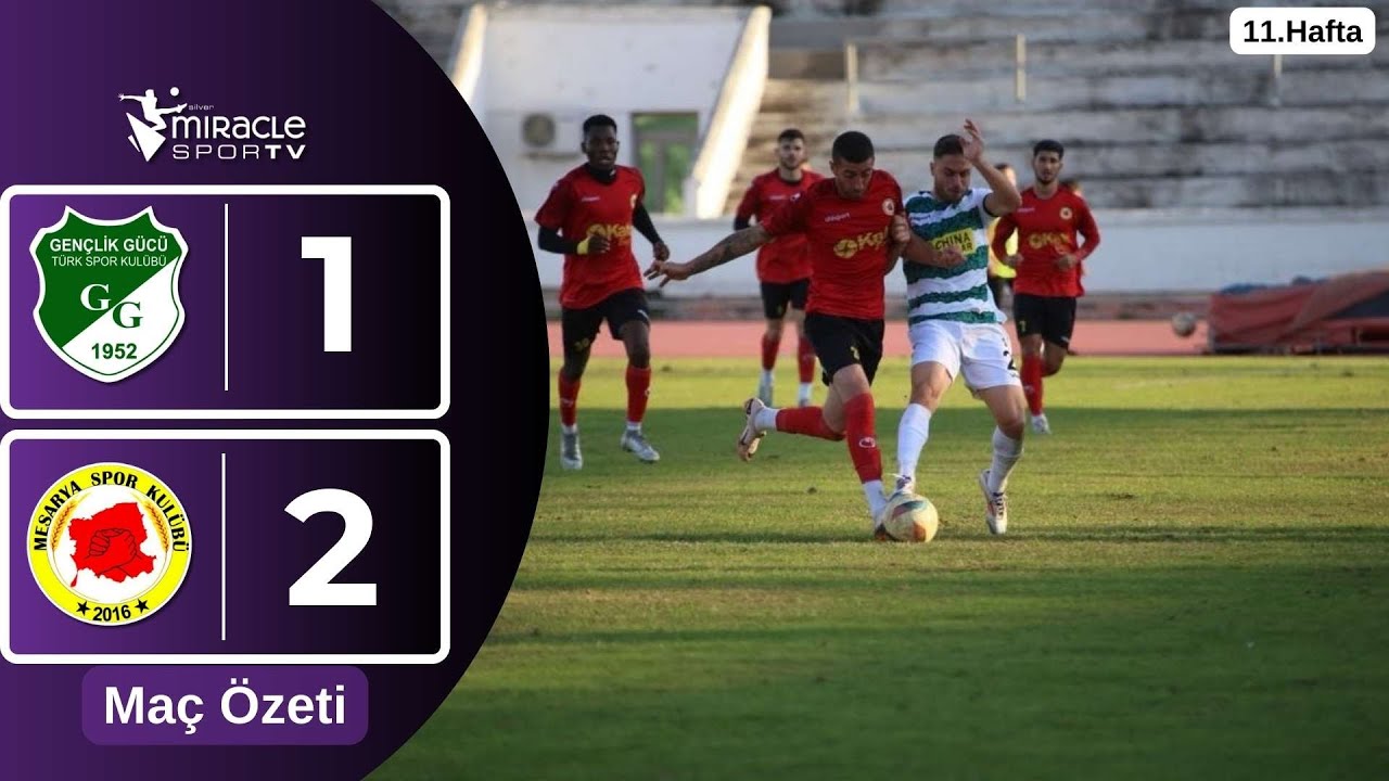 China Bazaar Gençlik Gücü 1-2 Mesarya (11.Hafta Maç Özeti)