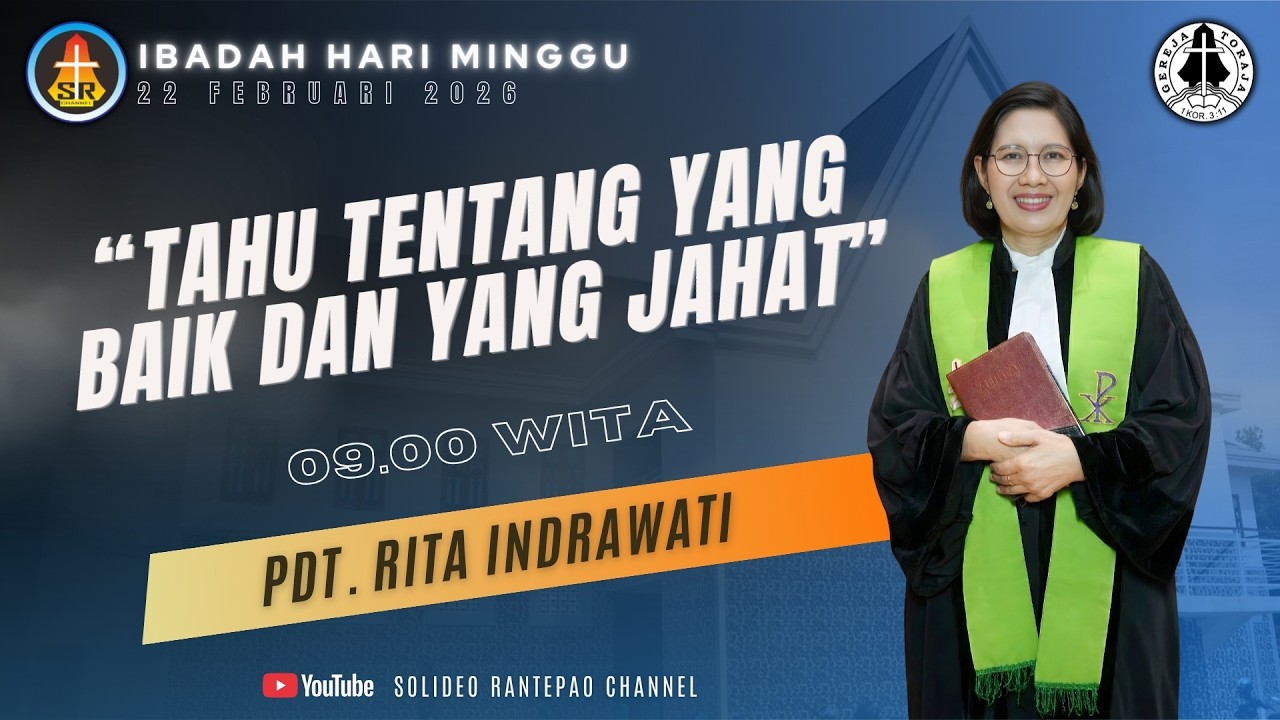 [LIVE] Ibadah Hari Minggu | 22/02/2026 pukul 09:00 WITA | Gereja Toraja Jemaat Rantepao