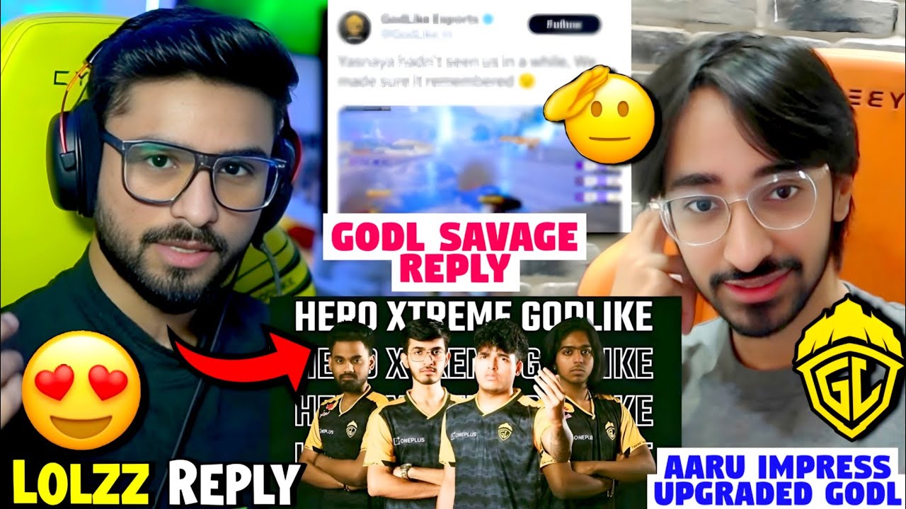Lolzz Epic Reply On GodL Qualified💛✅Aaru On GodL Upgrade Version🇮🇳💯GodL Savage Reply☠️