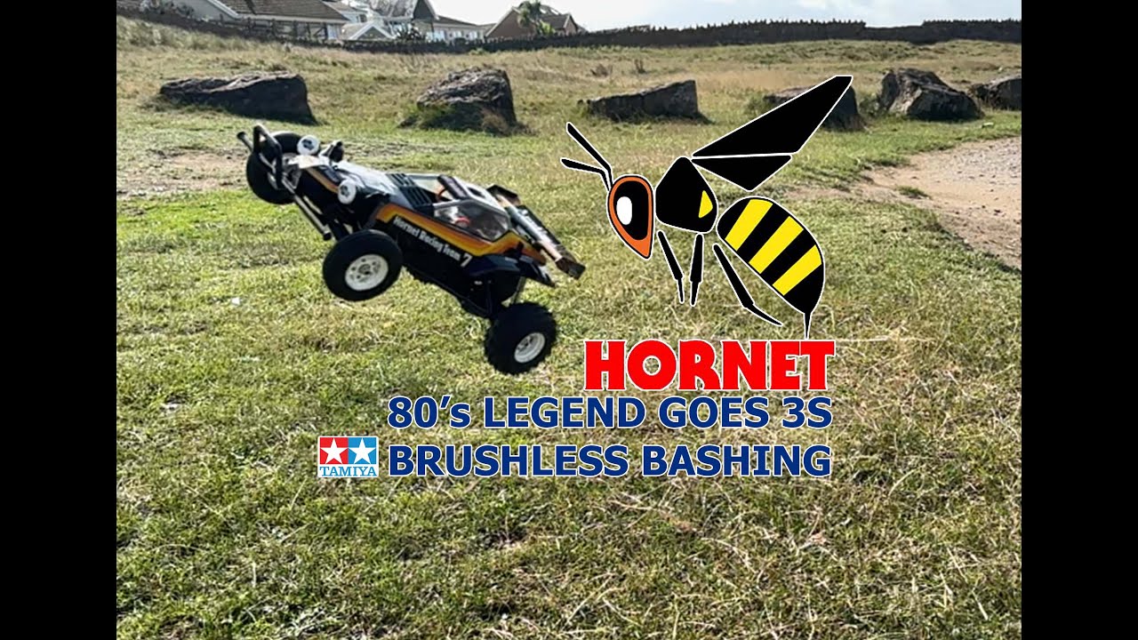 TAMIYA HORNET GET THE 3S POWER IT ALWAYS NEEDED! 80S TOY GOES BASHING! #vintage #tamiya #retrorc