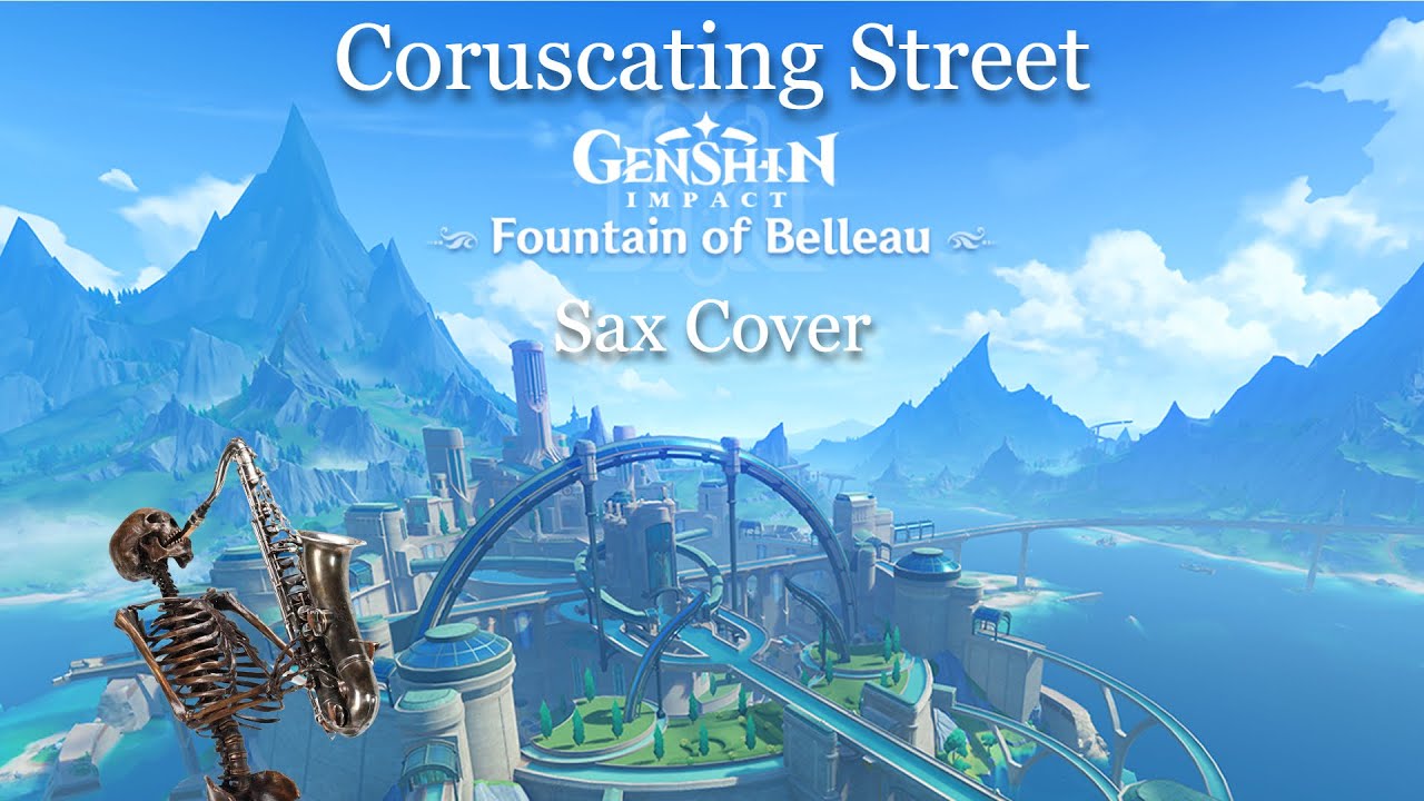 Coruscating Street (Fontaine night theme) Sax Cover