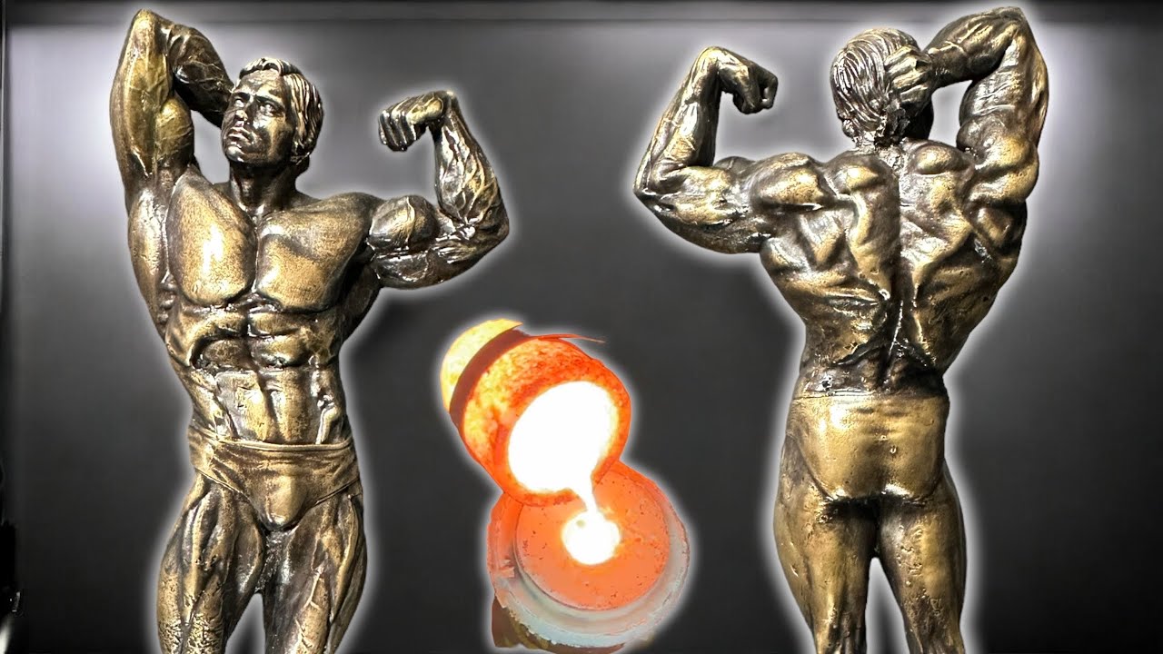 Bronzing Arnold Schwarzenegger