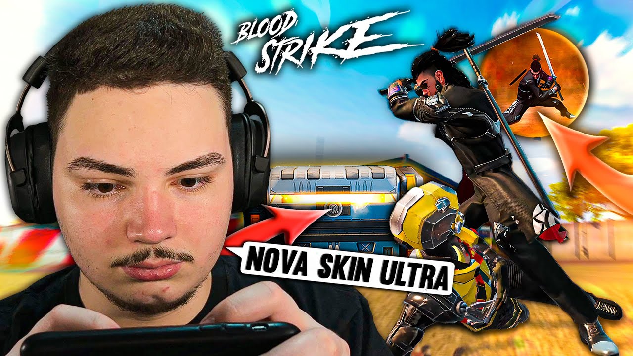 🔥*NOVA SKIN ULTRA* STRIKER AGENTE ZERO no BLOOD STRIKE