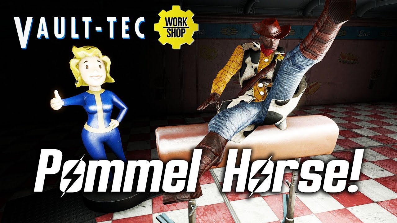 Fallout 4 Vault-Tec DLC - Preston Rides a Pommel Horse