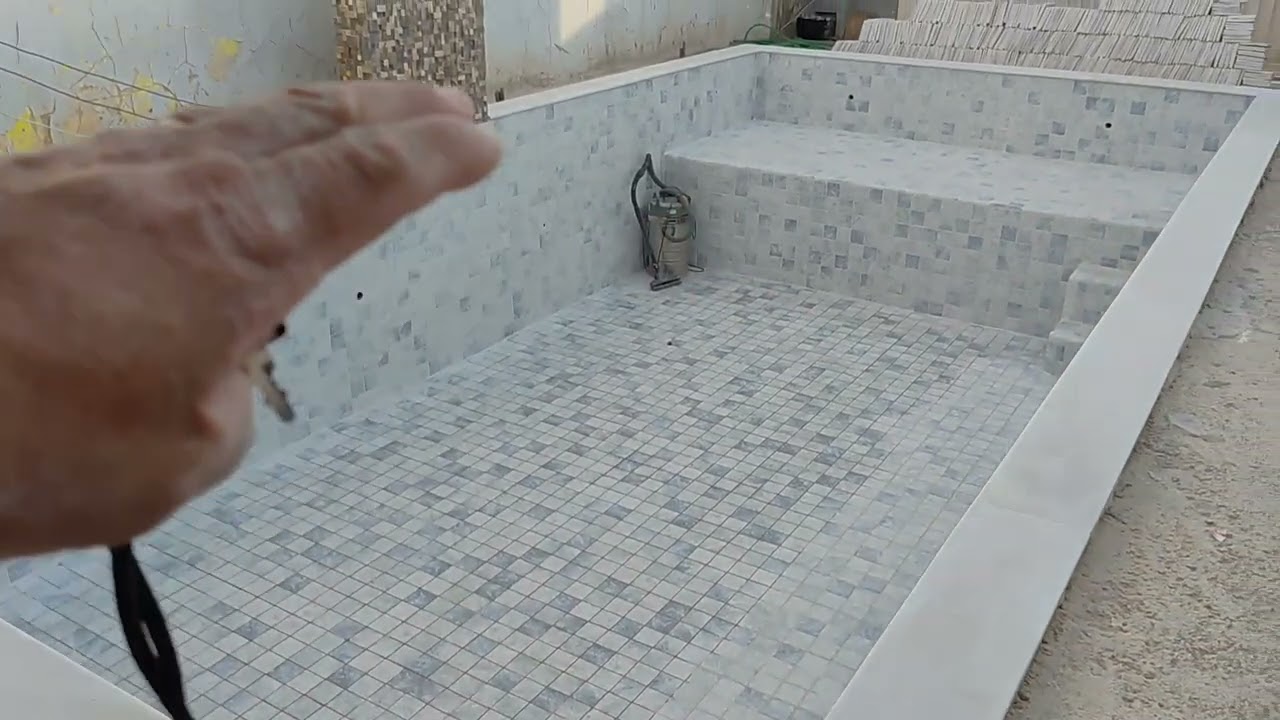 Rejuntamento da piscina atualização