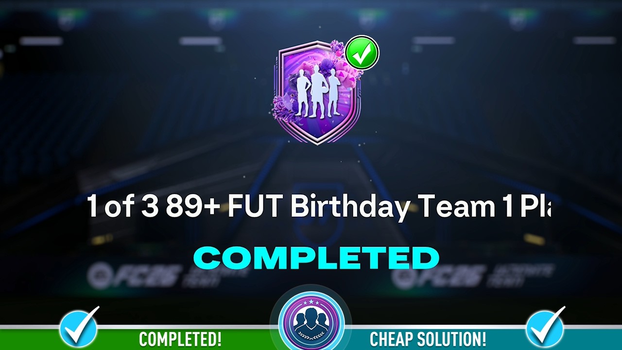 1 из 3 Открыта команда FUT Birthday Team 2 Player Pick с рейтингом 89+ - Дешевое решение и советы...
