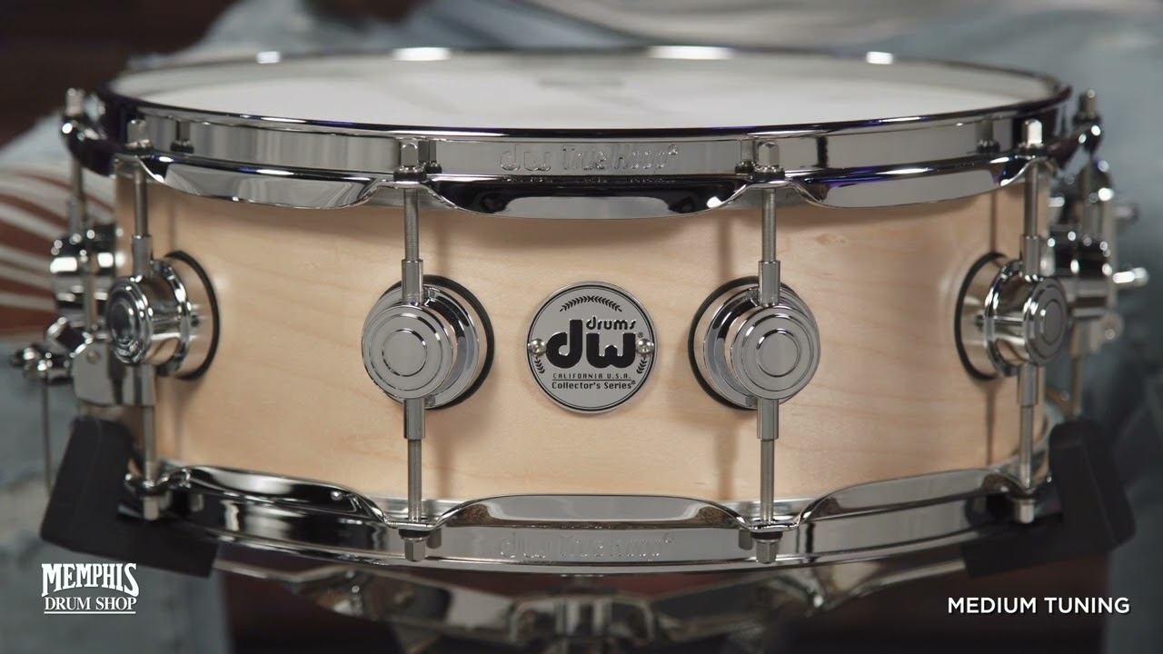 DW 14x5 Collector's Series Maple Snare Drum - Natural Satin Oil (DRSO0514SSC)