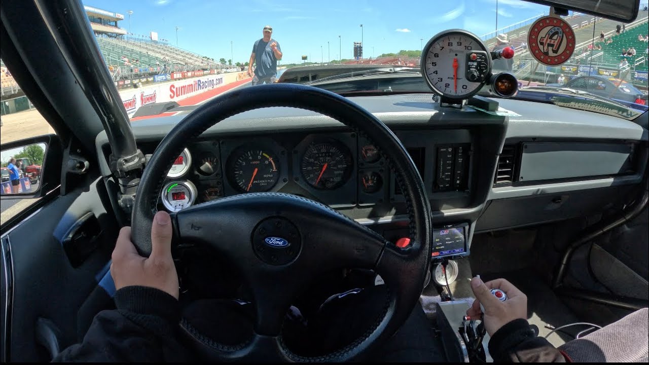 1985 Mustang 408w 1/4 mile run