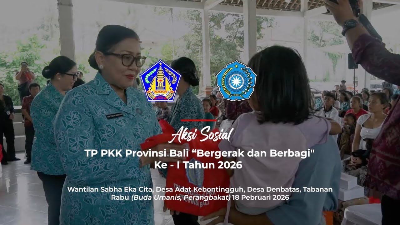 Aksi Sosial TP PKK Provinsi Bali “Bergerak dan Berbagi