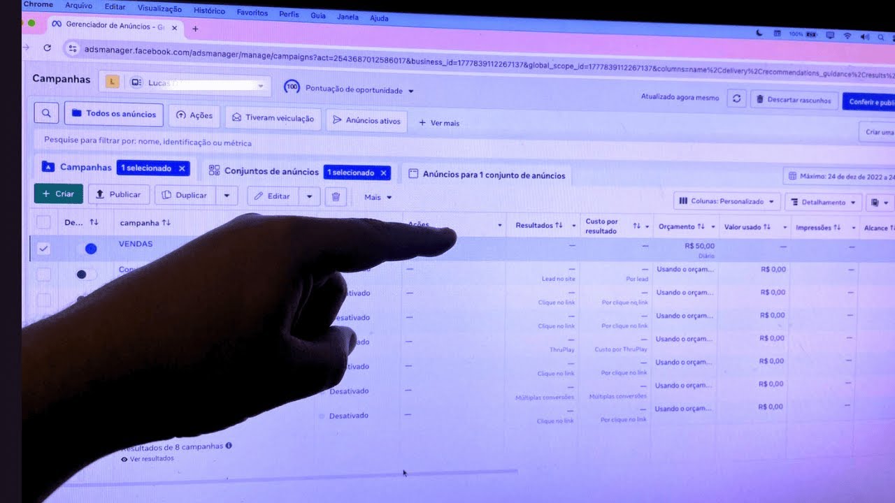 A Melhor Estrutura de Campanha Meta Ads Teste Criativo Low Ticket