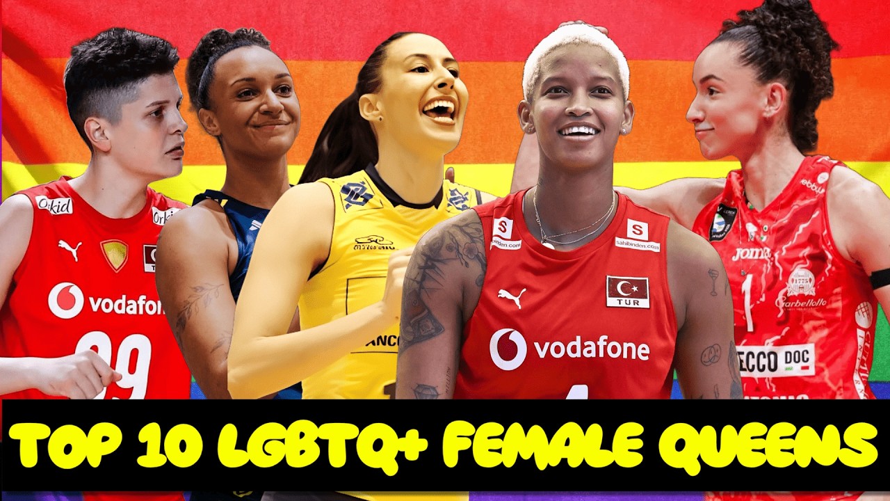 Top 10 LGBTQ+ Female Volleyball Stars 🌈 | Pride, Power & Inspiration