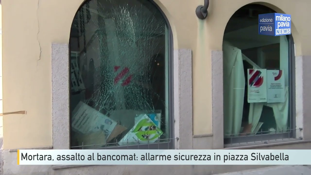 Assalto al bancomat: allarme sicurezza in piazza Silvabella a Mortara