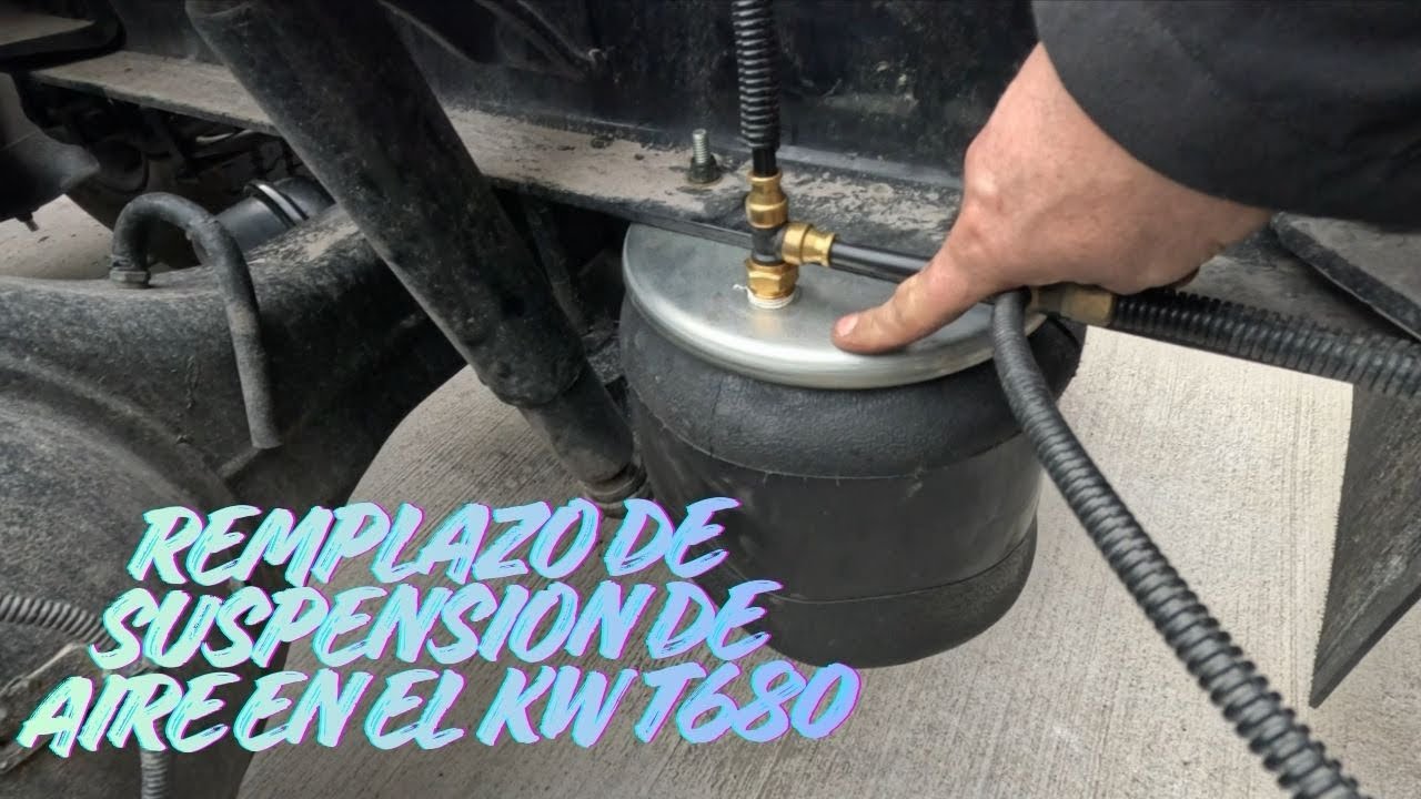 Remplazo de suspension de aire en el Kenworth T680! 
