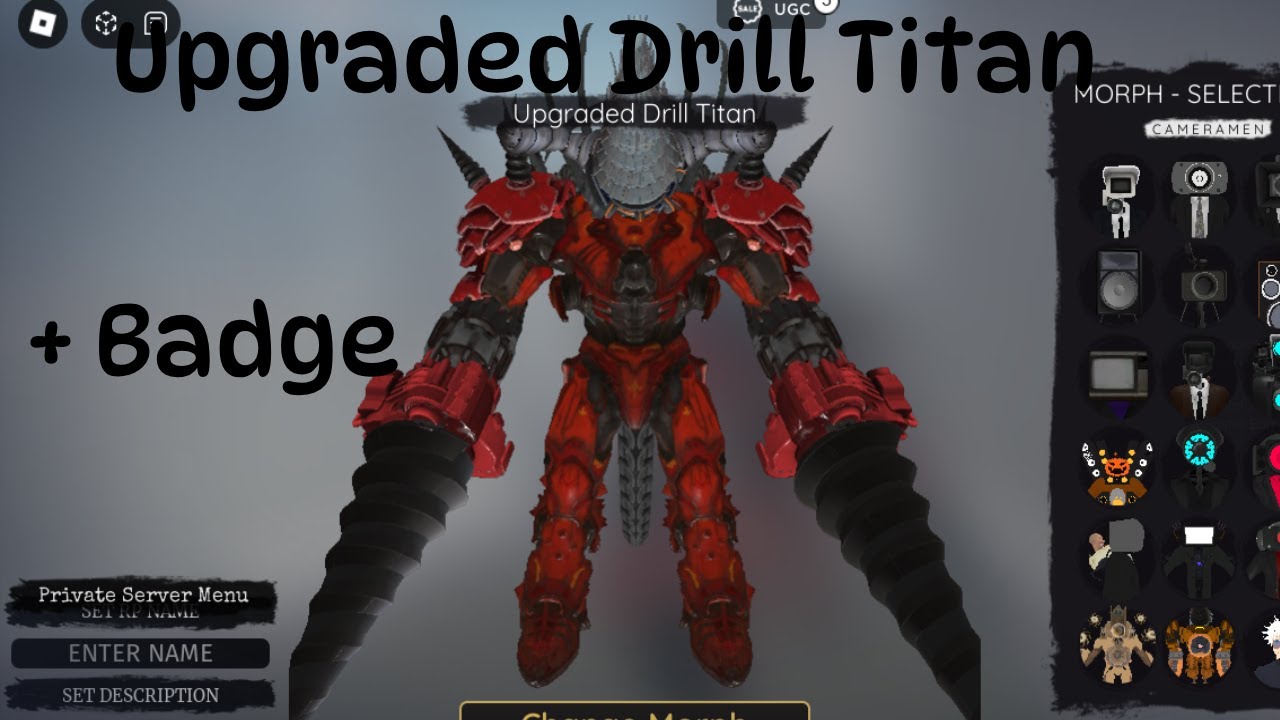 Roblox Skibiverse How to get Upgraded Drill Titan