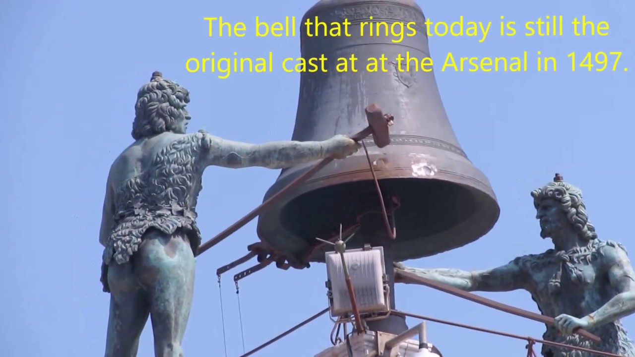 St  Mark's Clock Tower Torre dell'Orologio in Venice Italy