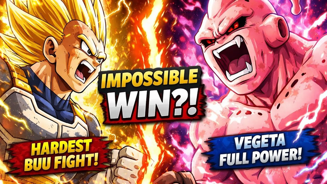 Defeating Majin Buu With Vegeta 😱🔥 | Hardest Fight Ever!