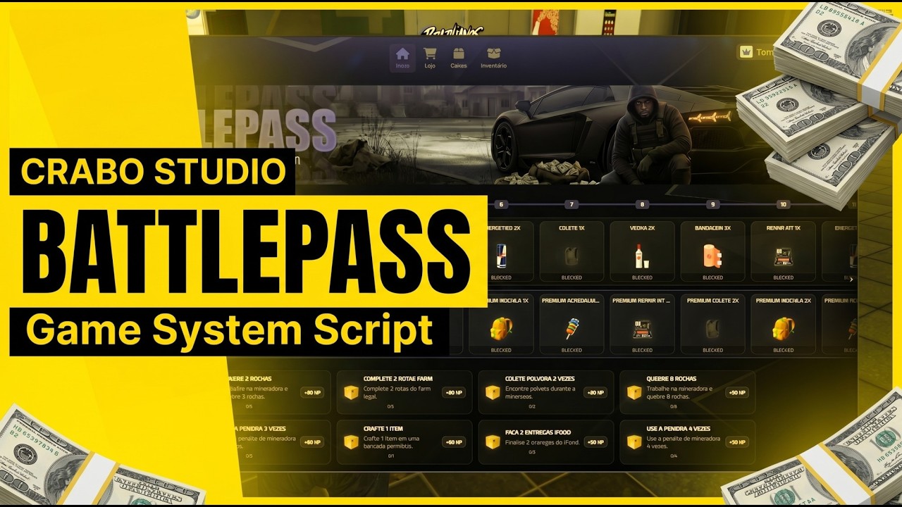 [FREE] 🎰 Battlepass game system - [FiveM - SCRIPT] AVAILABLE NOW!