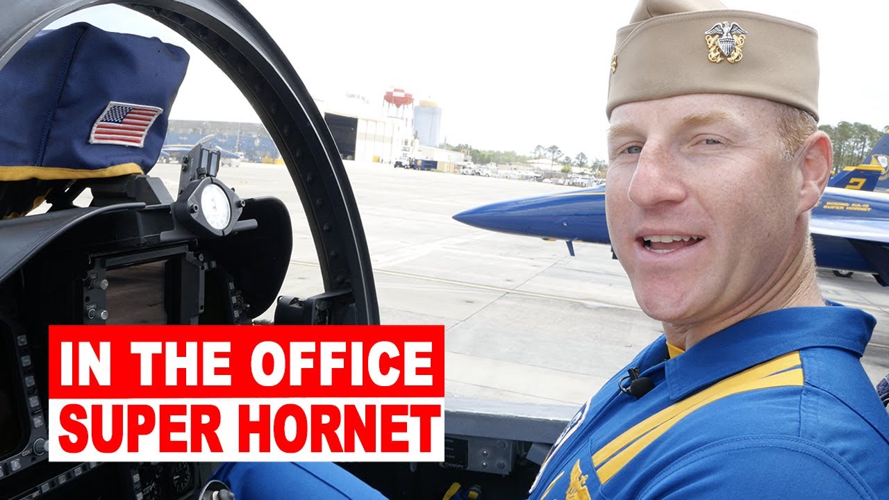 Загляните в кабину истребителя Blue Angels F/A-18 Super Hornet!