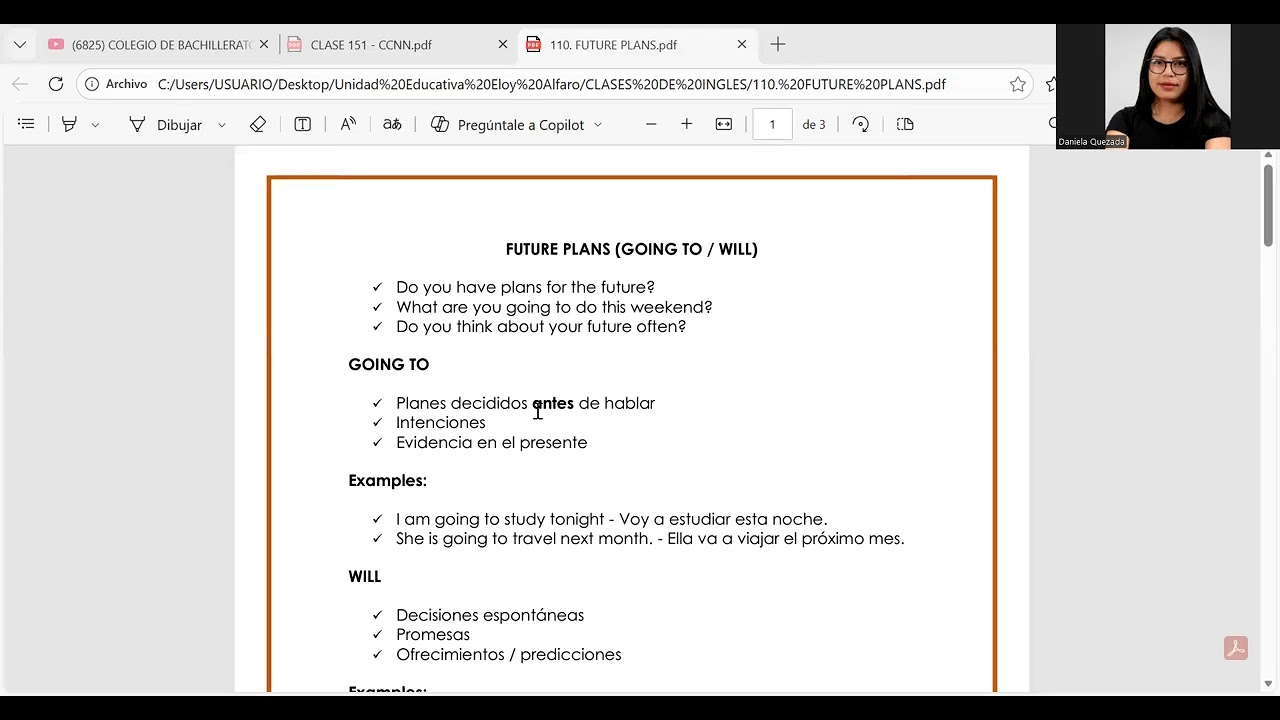 1BGU - INGLÉS 20 DE FEBRERO