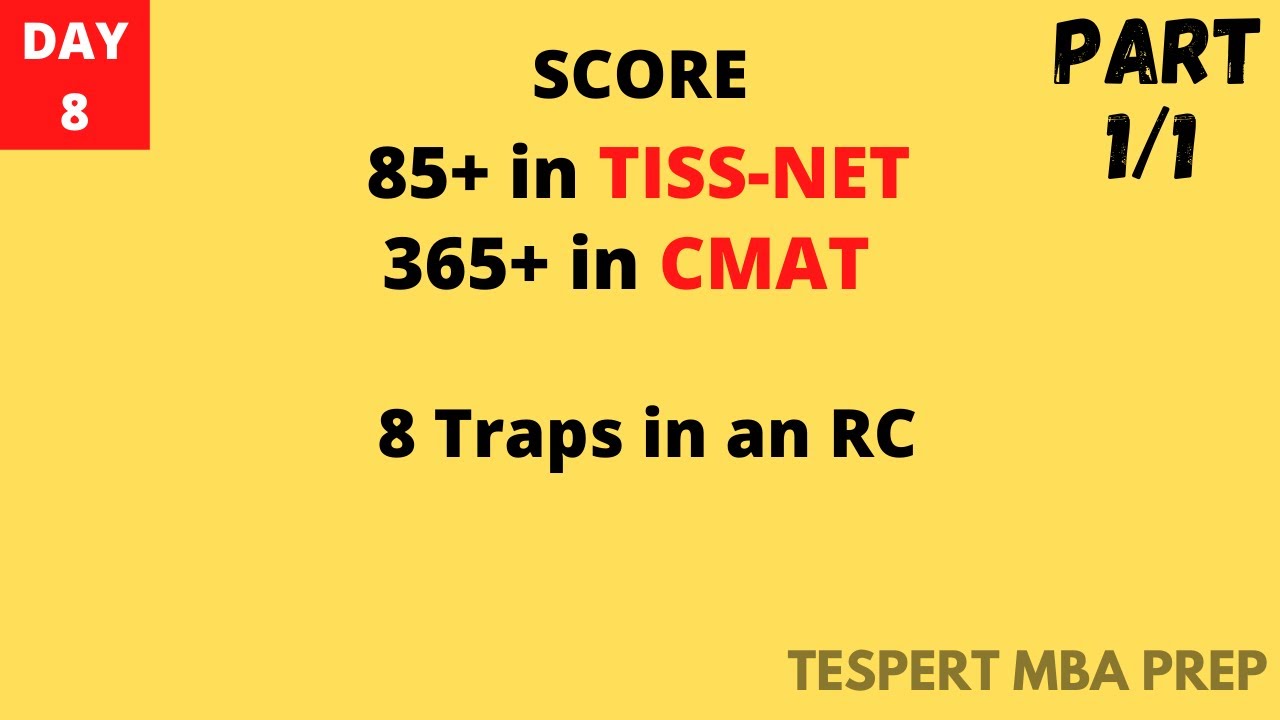 Tissnet 2023 Preparation I English Proficiency | 8 TRAPS in a Reading Comprehension |