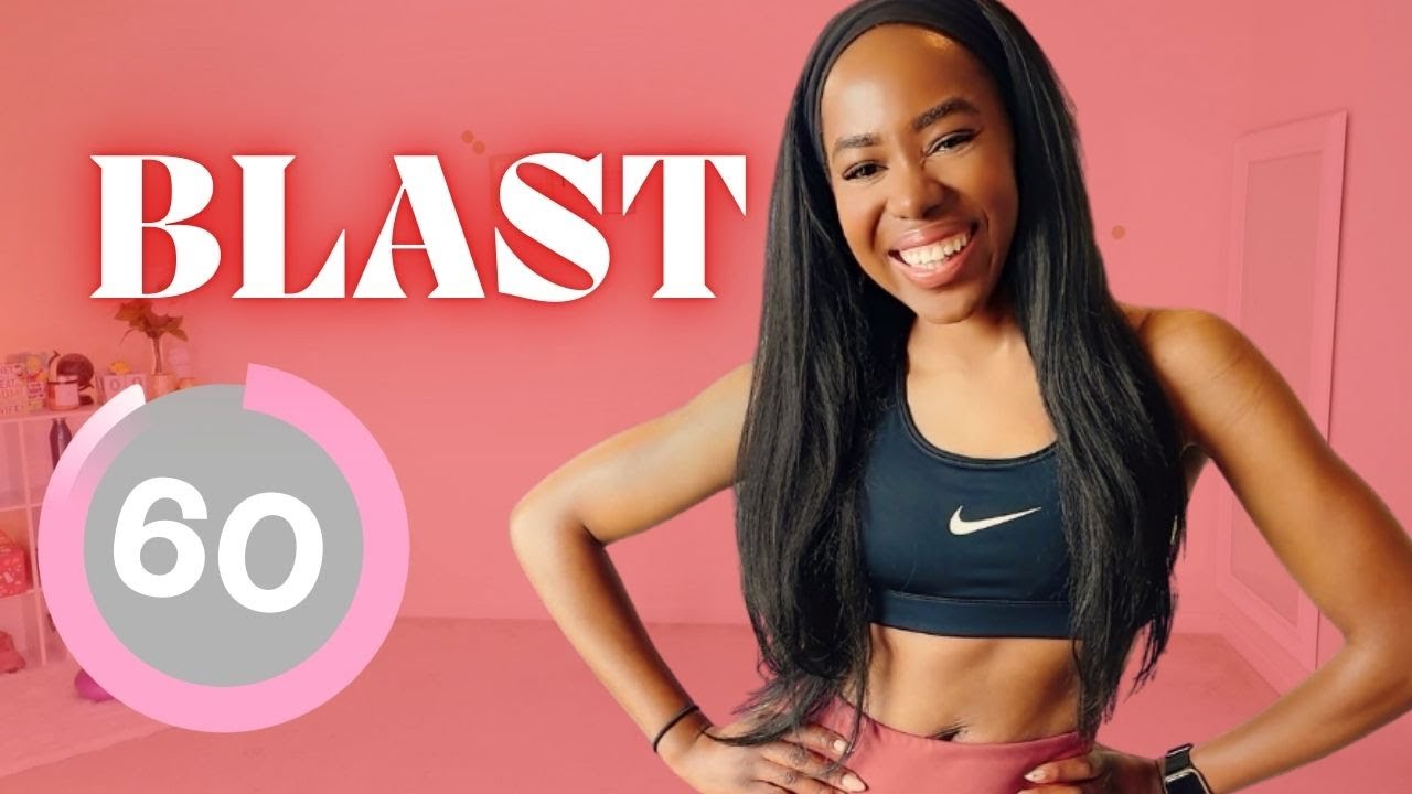 1 Hour STANDING AB & CARDIO Blast | No Equipment