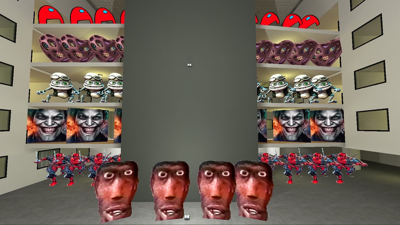 Scary Nextbots Chasing me In Liminal Hotel Gmod 24