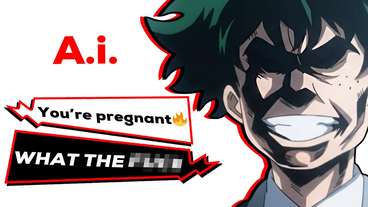 Sending Deku ai Pregnant Fanart of Him Until He Crashes Out 😭🙏