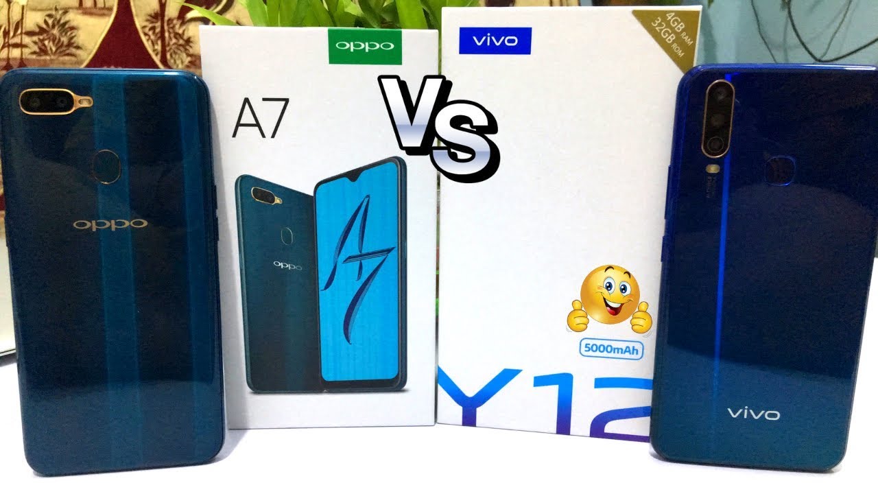 Vivo - Y12 vs Oppo A7 | Full Comparison Overview Camera Test l Power Of mid-range Phone's📸👍🔥✅💪