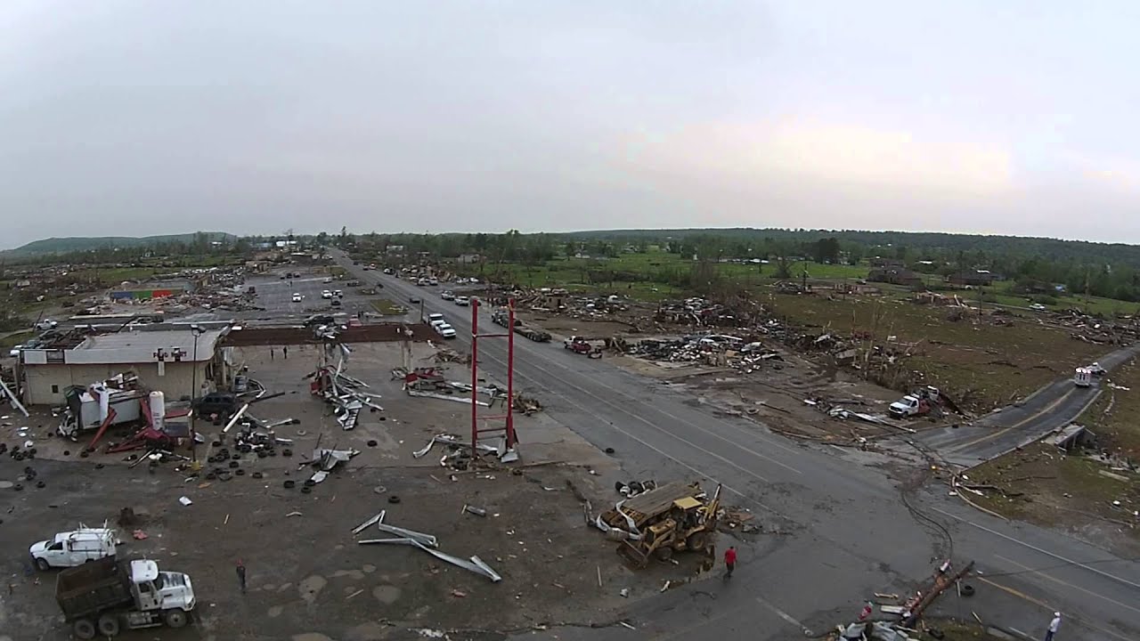 Vilonia Tornado 2014. A view over my hometown.