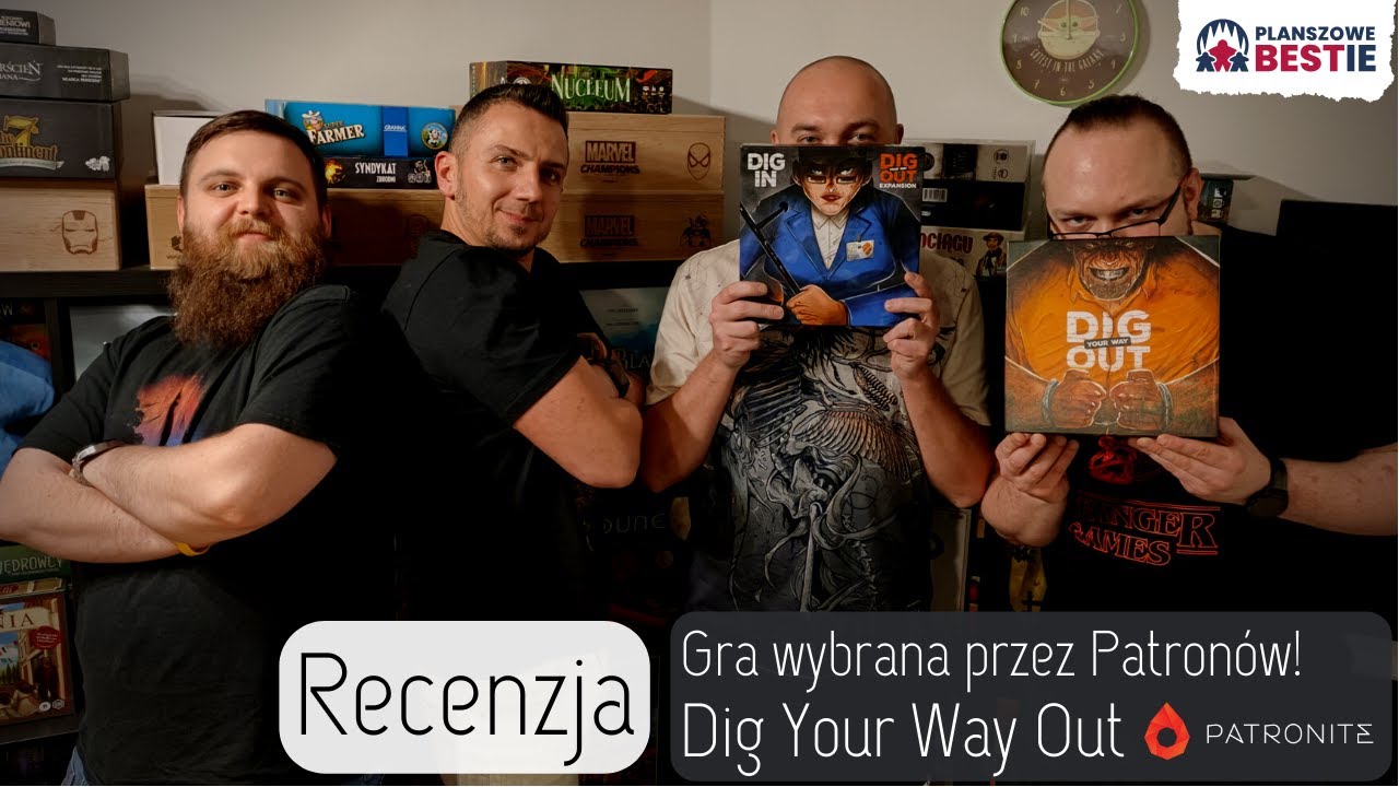 Planszowe Bestie #321 - Dig Your Way Out + dodatek - Recenzja - 23.01.2024
