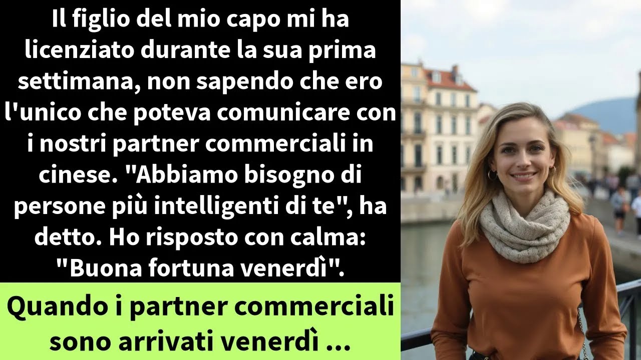 Il figlio del mio capo mi ha licenziato durante la sua prima settimana, non sapendo che ero l'unico