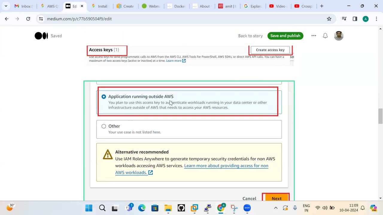 Crossplane setup and integrate with Aws
